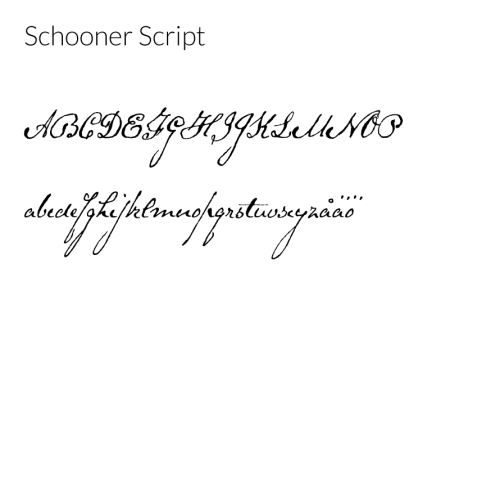 Schooner Script