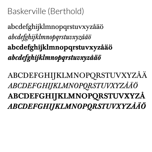 Baskerville Berthold