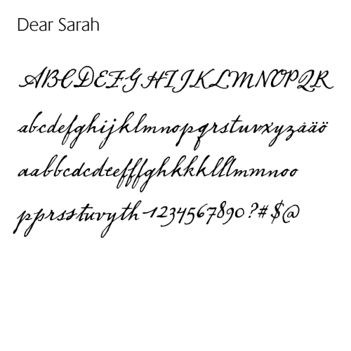 Dear Sarah