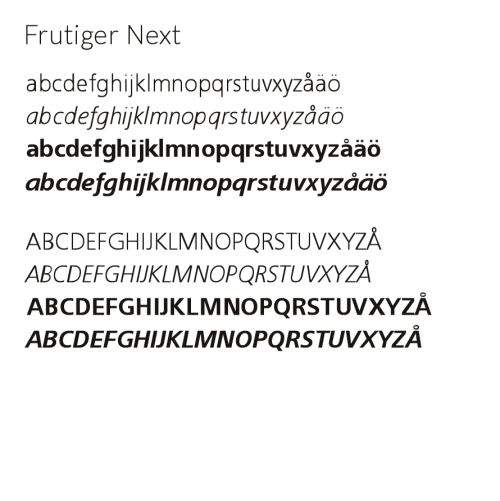 Frutiger Next