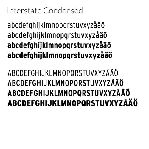 Interstate Condensed